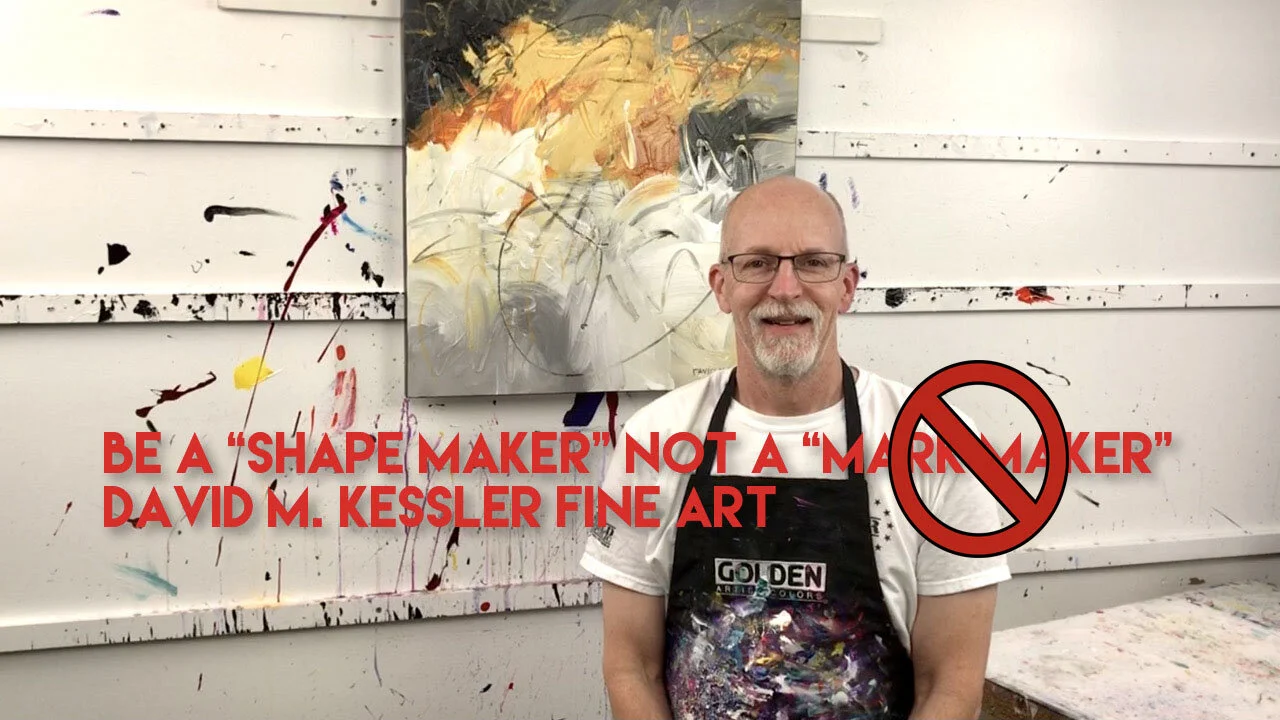 Be a "Shape Maker", not a "Mark Maker"