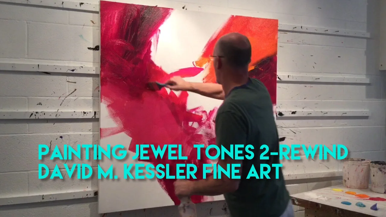 Painting "Jewel Tones 2" - REWIND
