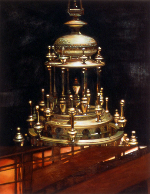          Science &amp; Industry II    Oil on Panel  14" x 11"  1994          