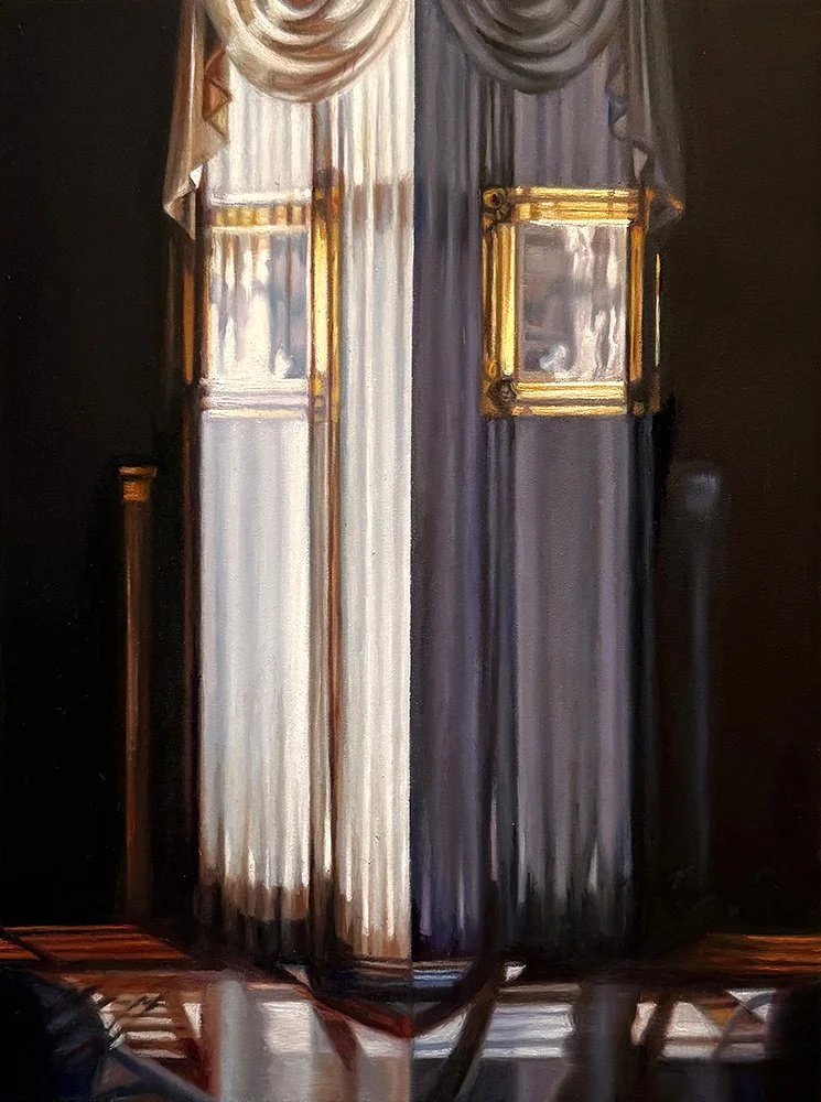   Night and Day   Oil on hardwood panel  12”x 9”  2025 