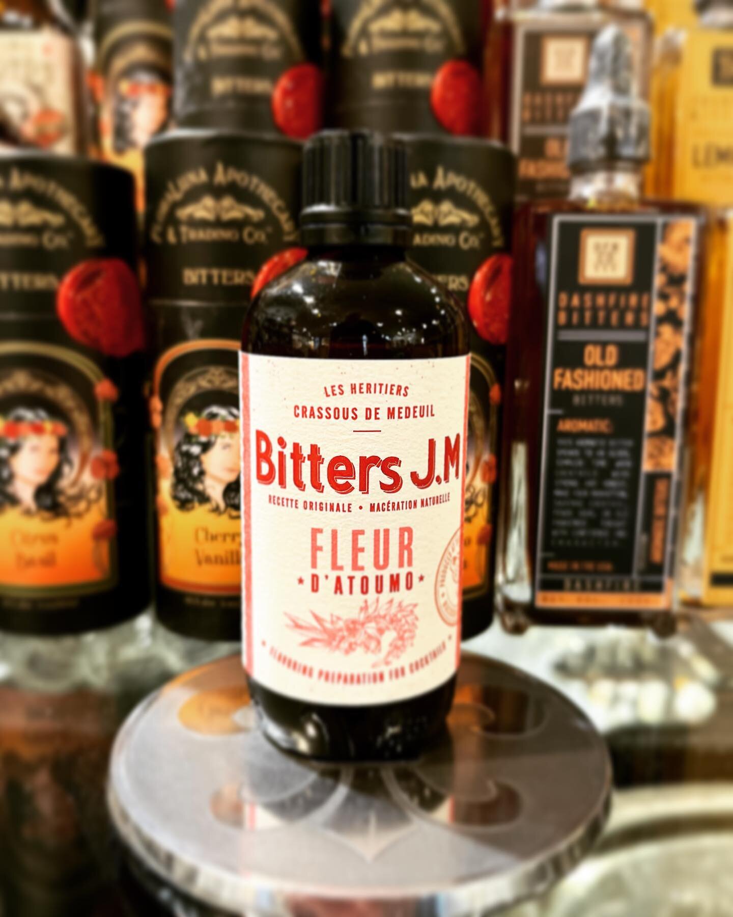 Our newest addition to the bitters lineup. @rhumjmofficiel has made a wonderful combination of floral notes mixed with lemongrass and grapefruit. All of these aromatics are grown around the grounds of the distillery. ~
~
~
#rhumjm #instarum #rhumagri