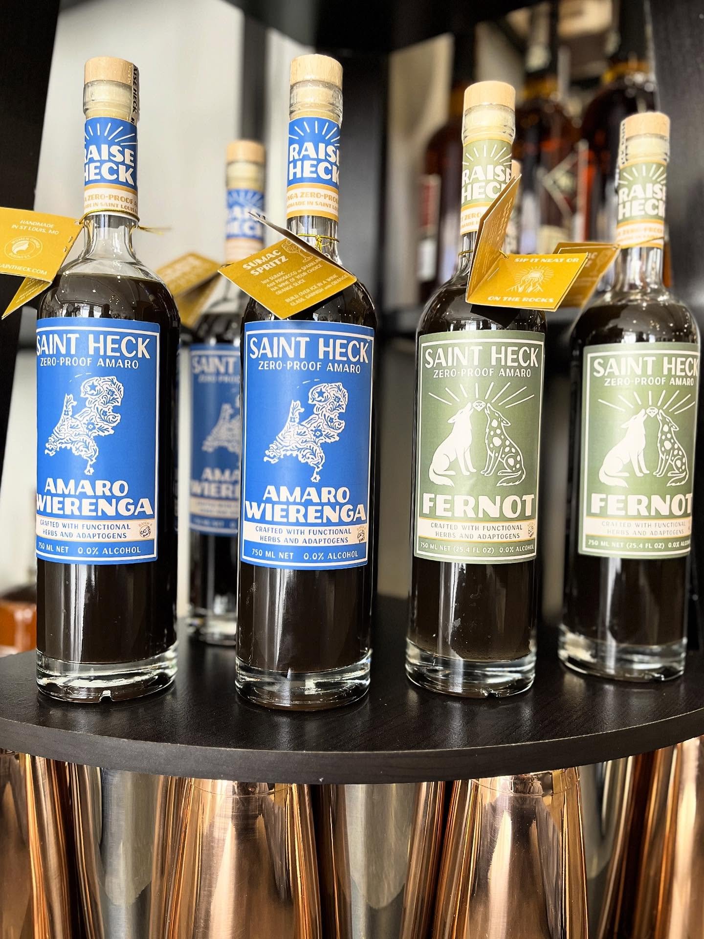 Check out these amazing zero proof amari from @drinksaintheck St. Louis made. Delicious, complex and thoughtfully made. ~
~
~
#nonalcohol #zeroproof #amaro #local #supportlocal  @thegrovestl @explorestlouis