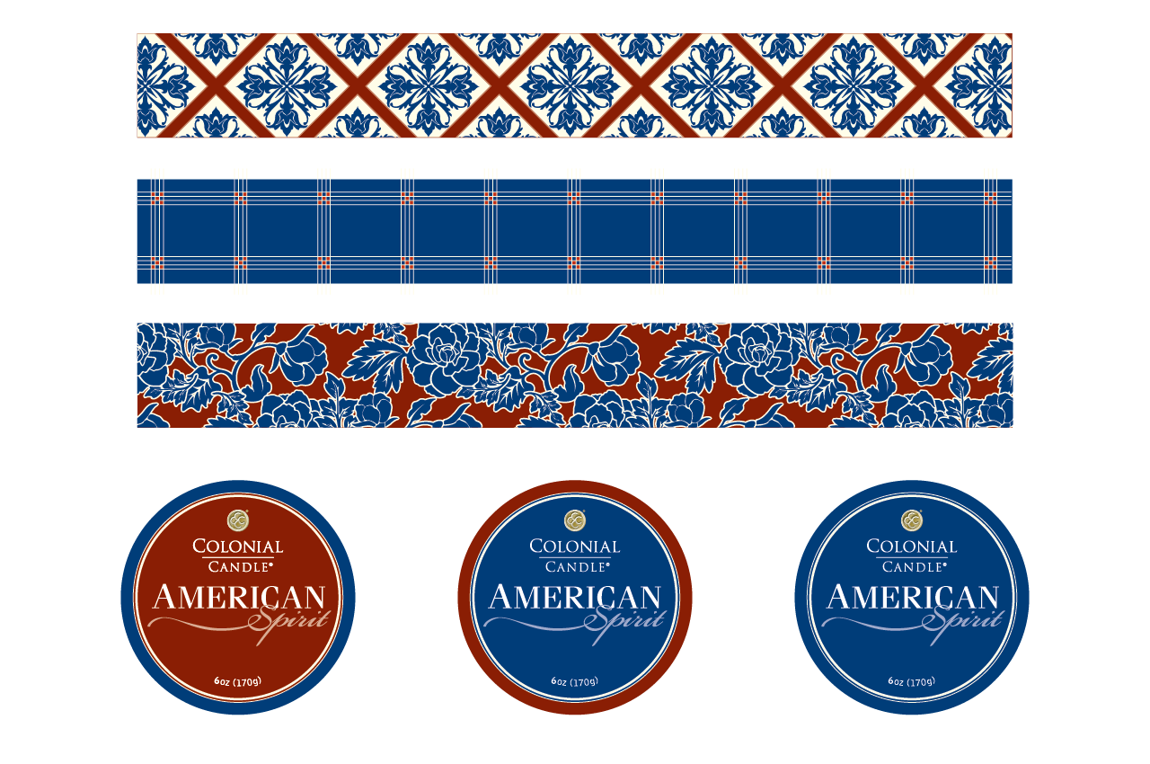 Candle tin wraps for American Spirit