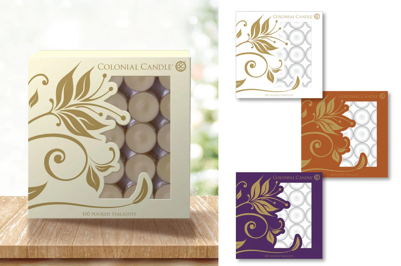 Final tealight packaging for Costco
