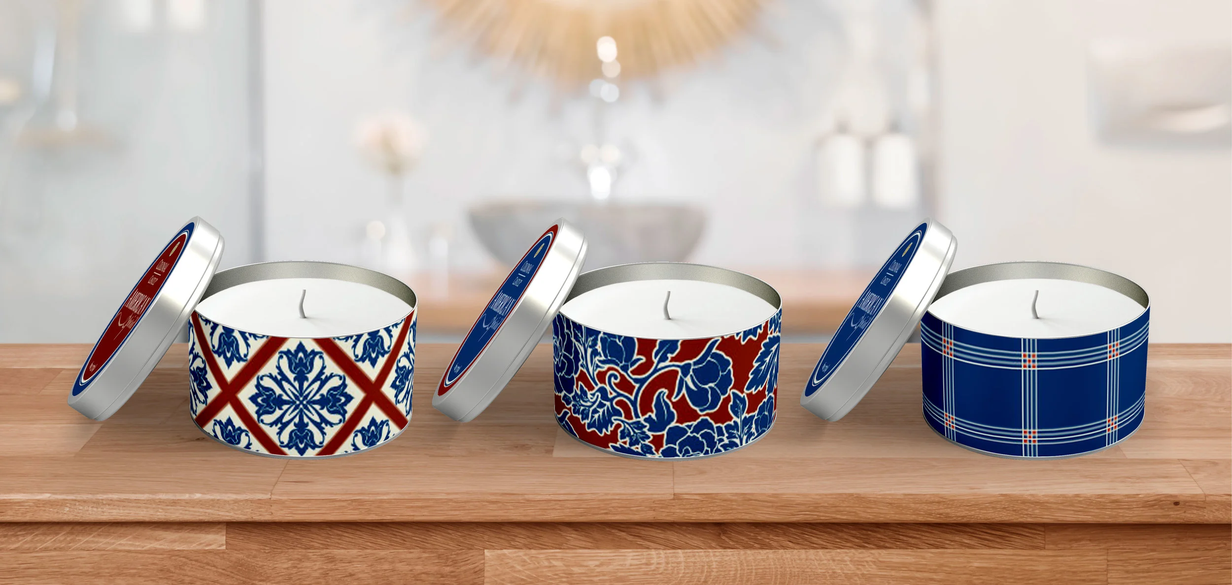 American Spirit travel candle tins