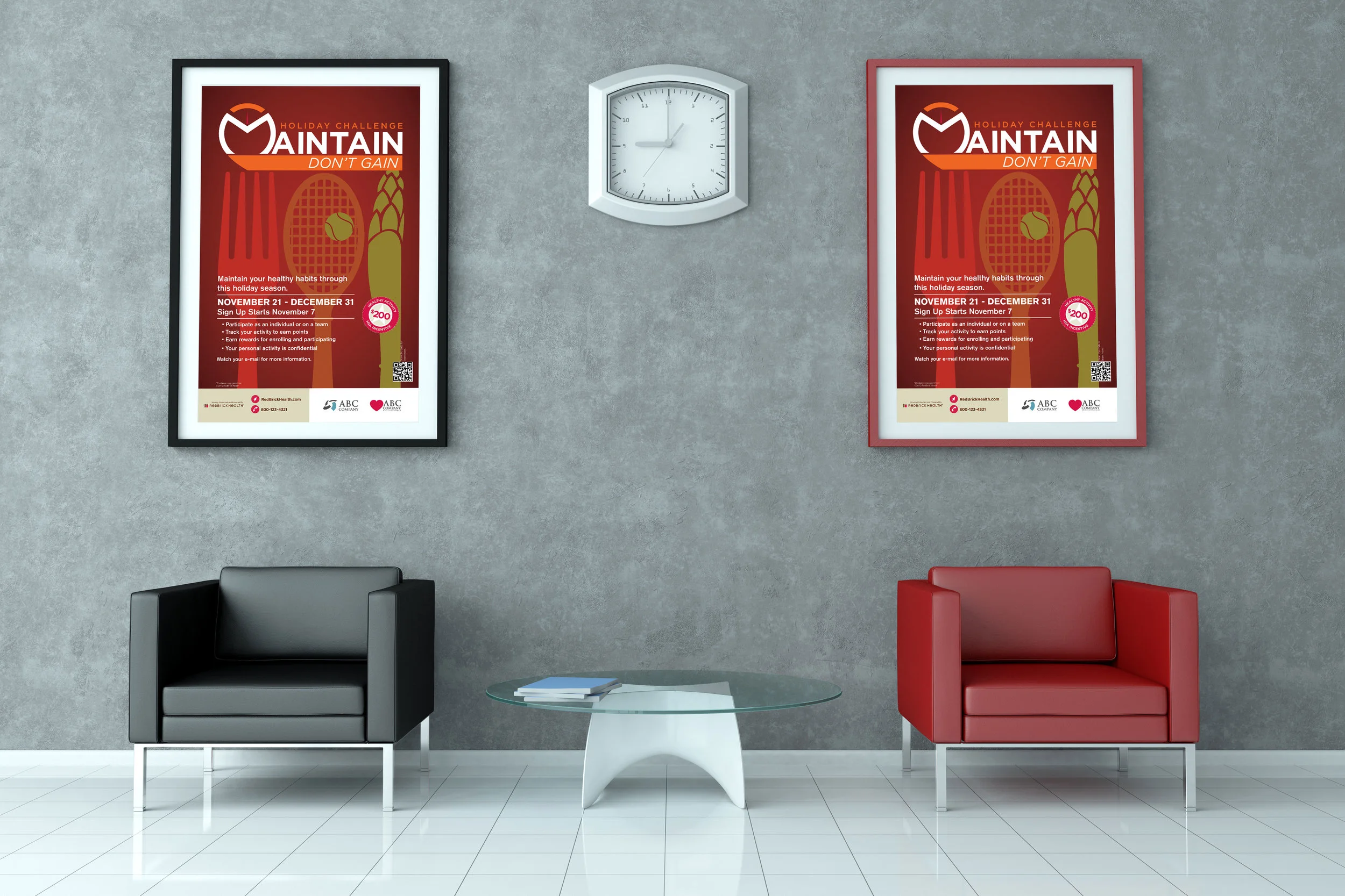 Maintain Don't Gain posters