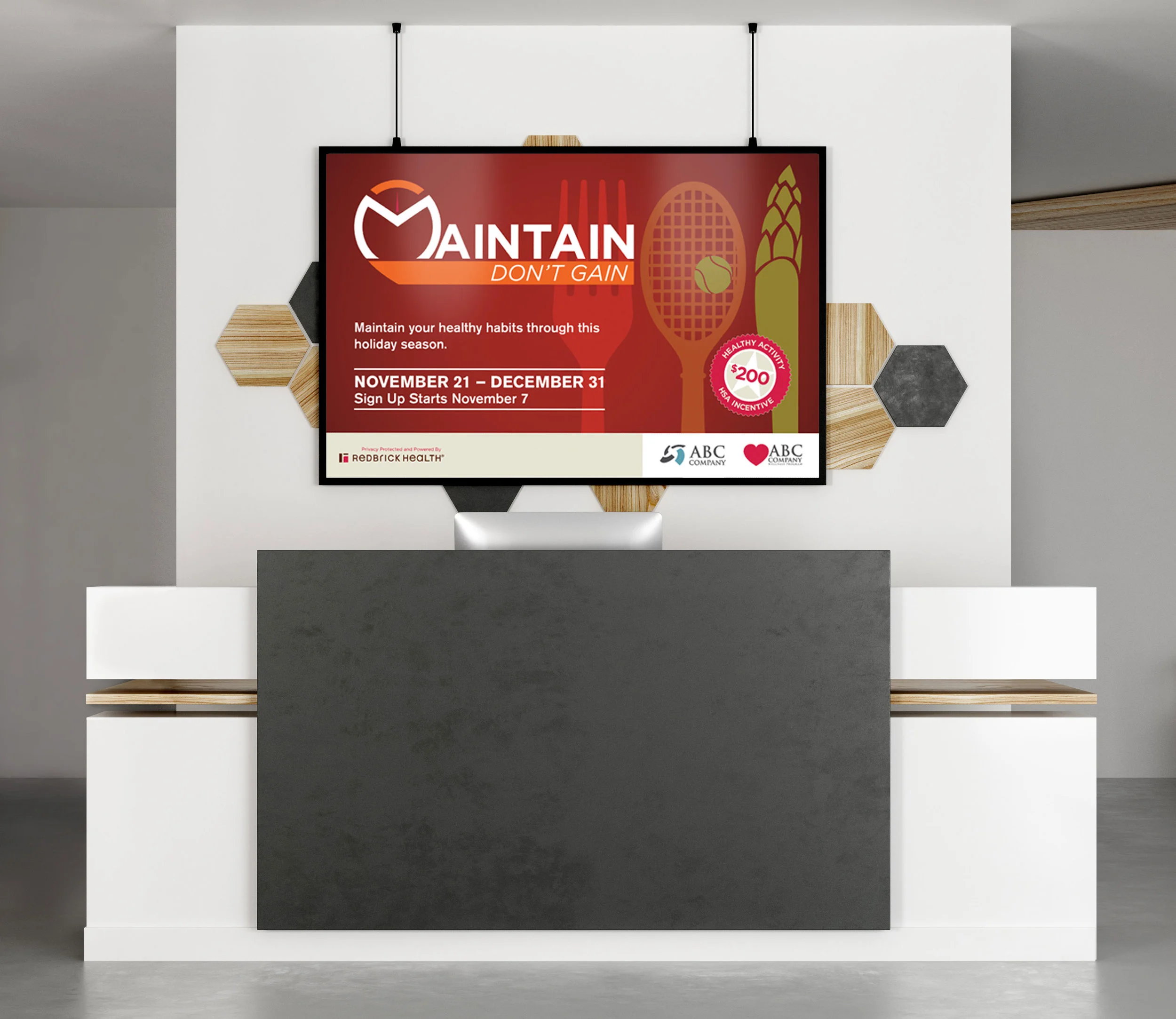 Maintain Don't Gain digital promo