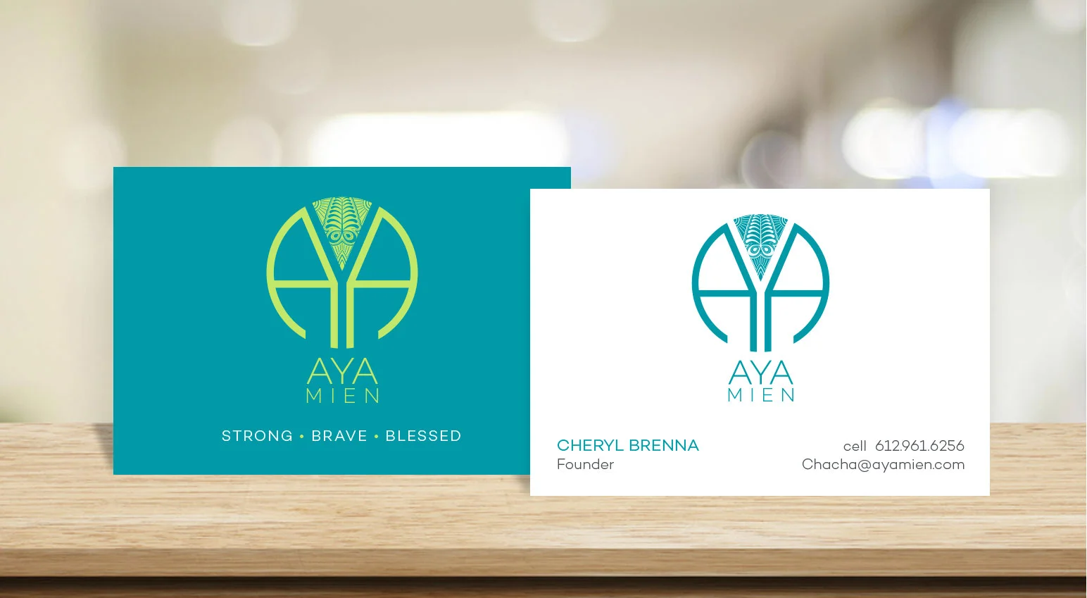 Aya Mien business cards