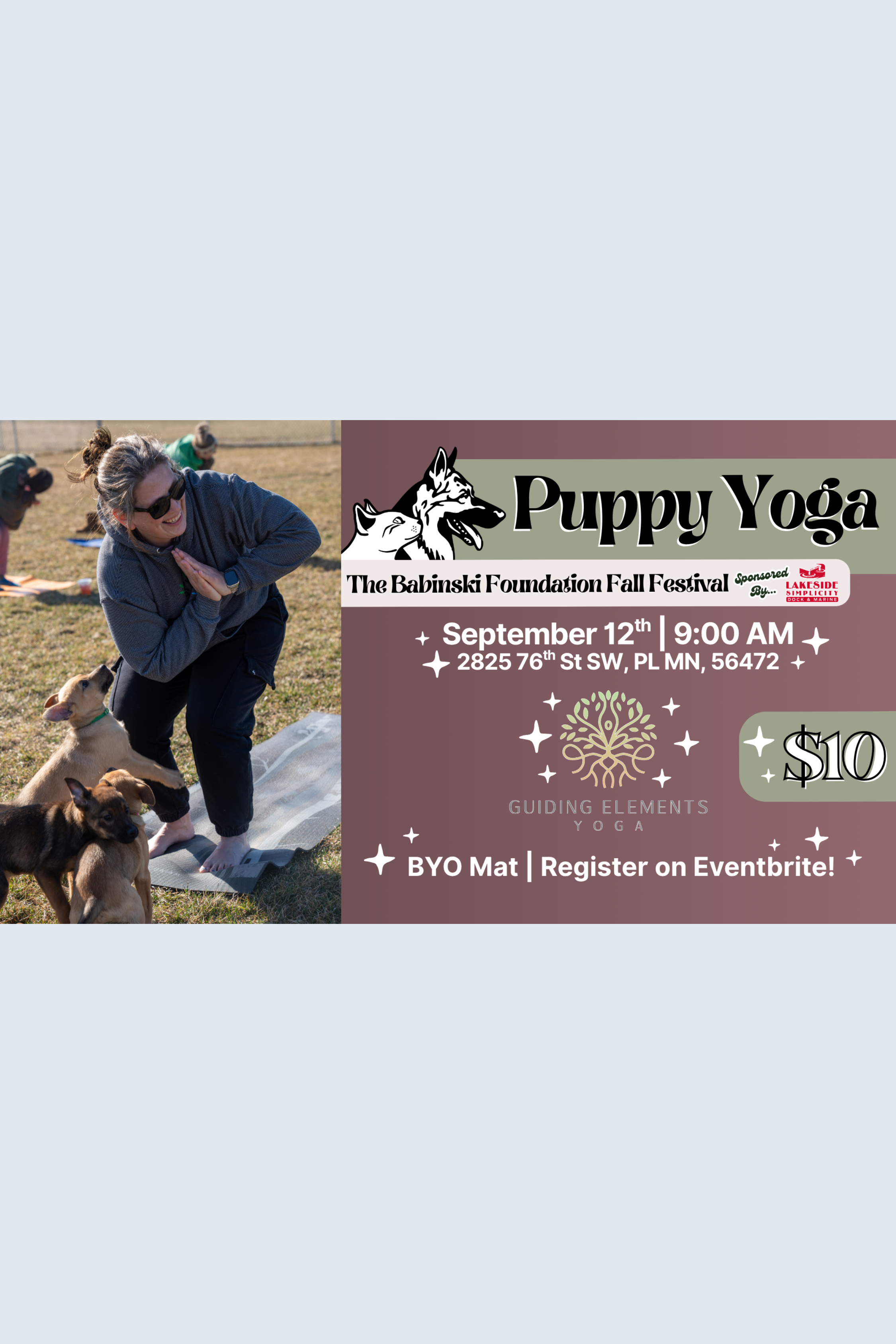 Puppy Yoga!
