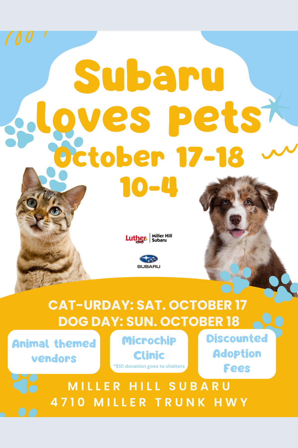 Subaru Loves Pets Adoption Event