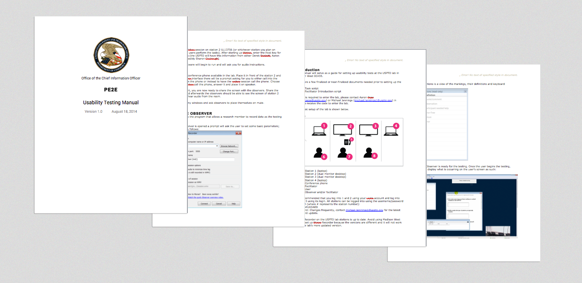 Usability Testing Manual - I used Morae as the main source of information during the usability testing sessions. Since the lab and tests needed to be set up in a consistent manner I documented the step by step process to set up the lab, Morae, and develop questions. The result was a faster set up of the lab and testing.