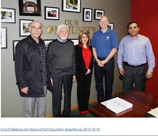 Meeting with Mayor of Port Coquitlam