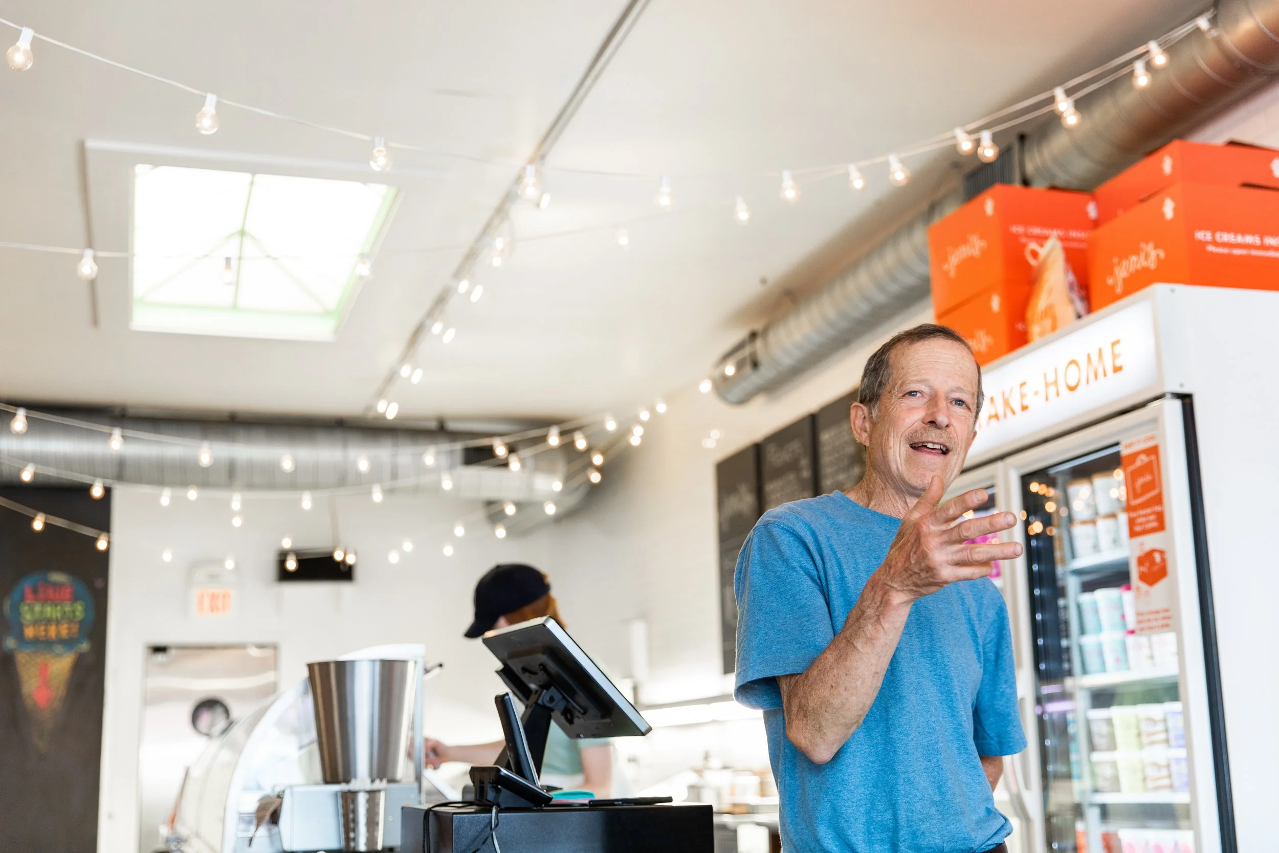 Ray Leard of Innovative Organics at Jeni’s
