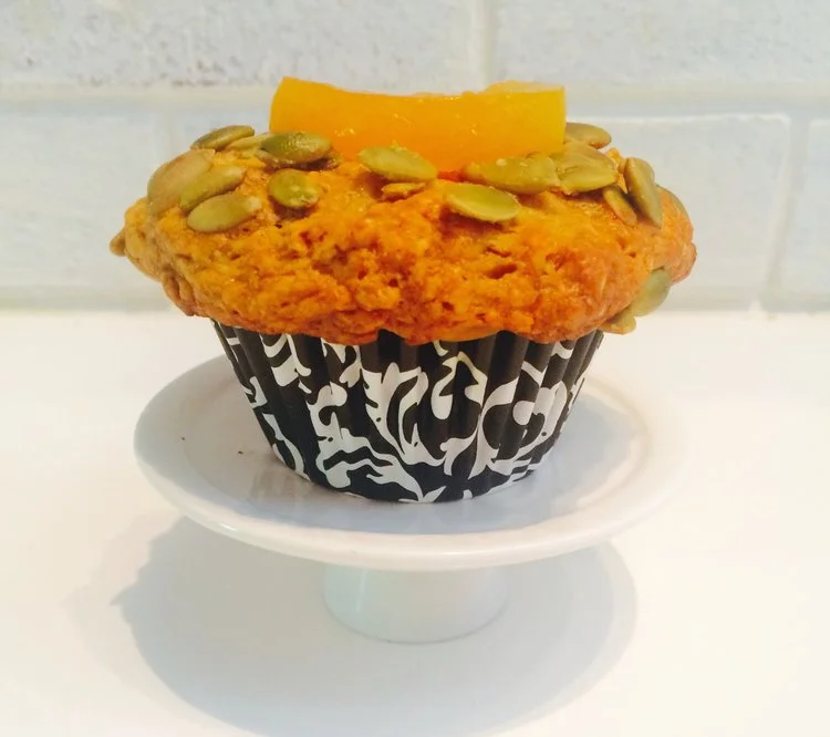 MUFFIN OF THE MONTH- Apple Carrot Peach Oatmeal Muffins