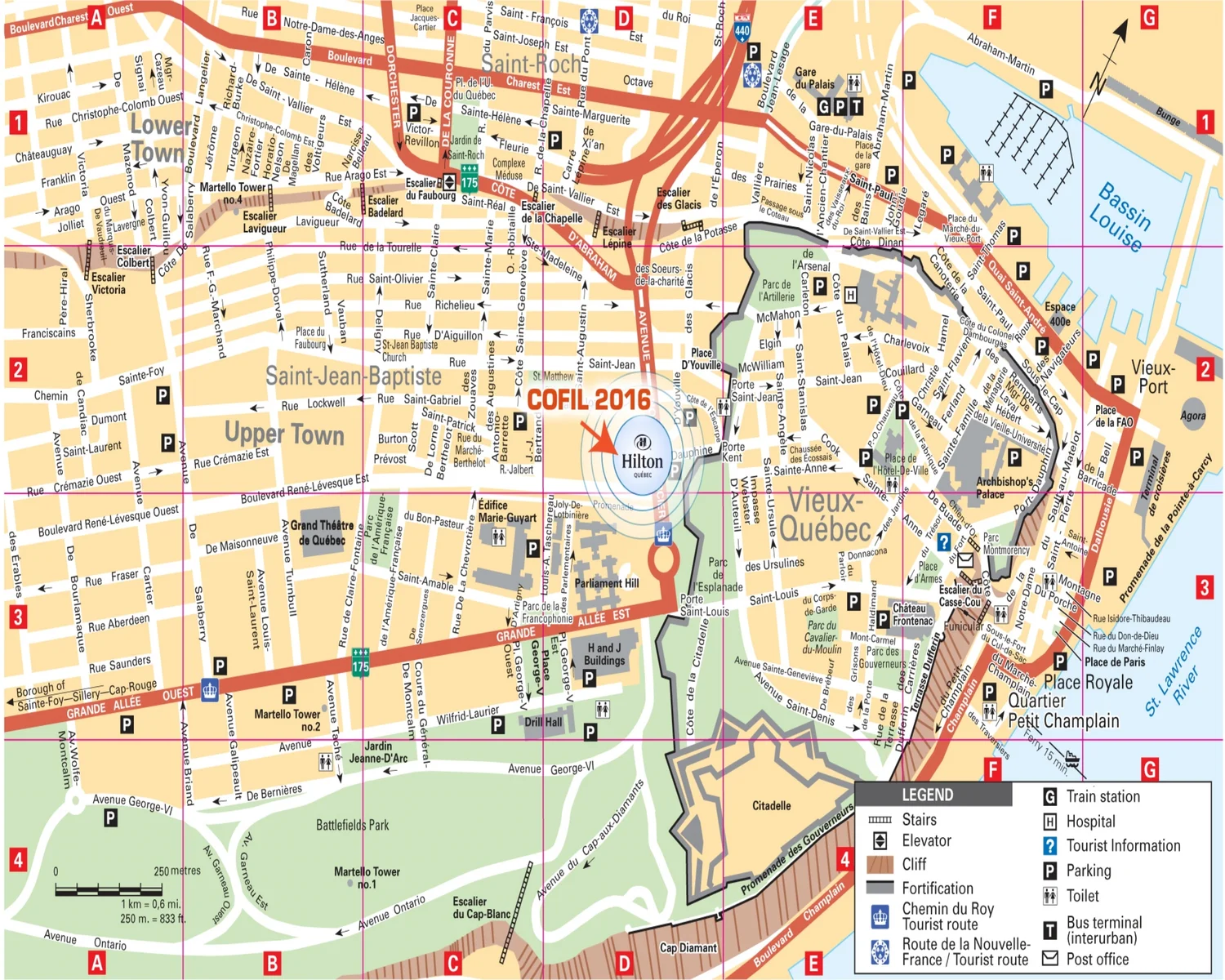 Quebec City Tourist Map Red Eye To Quebec City — Angela St. Cyr