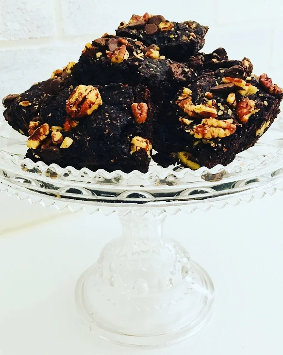 Guilt Free Dark Chocolate Brownies