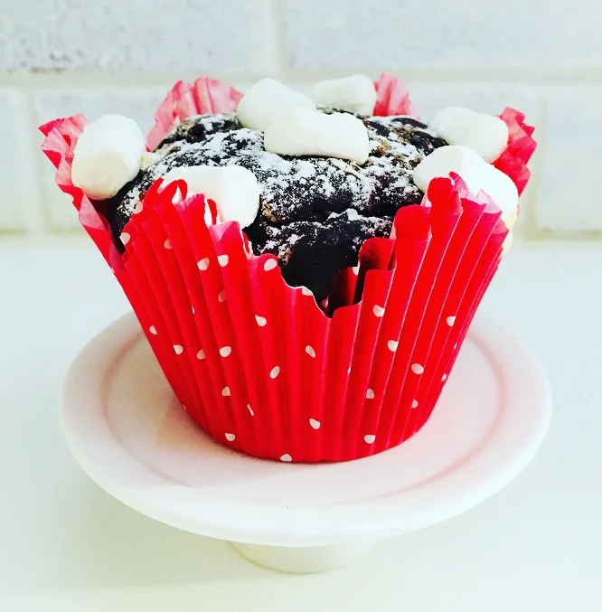 MUFFIN OF THE MONTH- Marshmallow Hot Chocolate