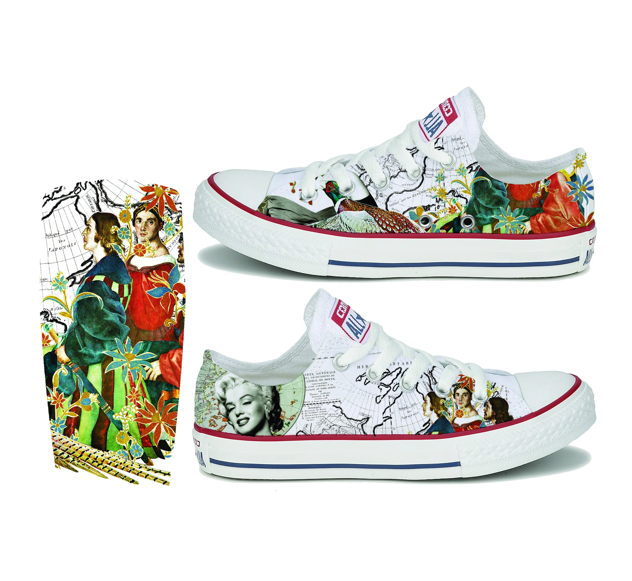 Collage x Converse Sneakers