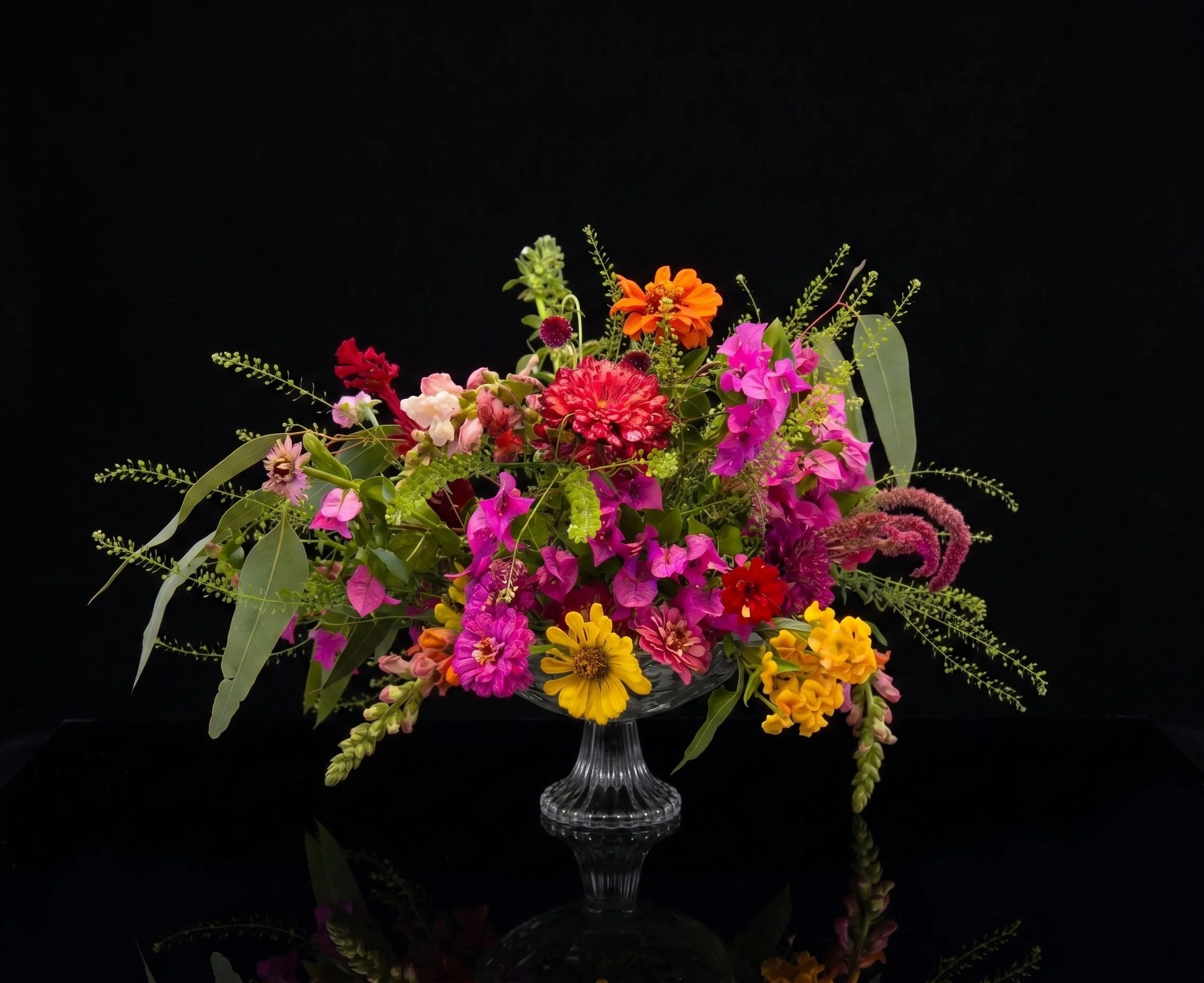 Maghan McDowell flowers clear pedestal.jpg