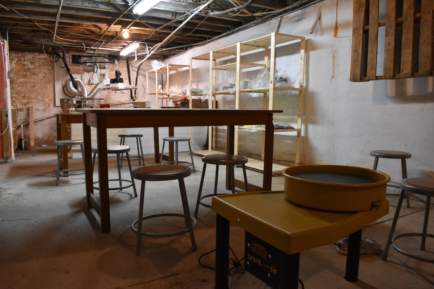The pottery studio at The 567 Center — The 567 Center