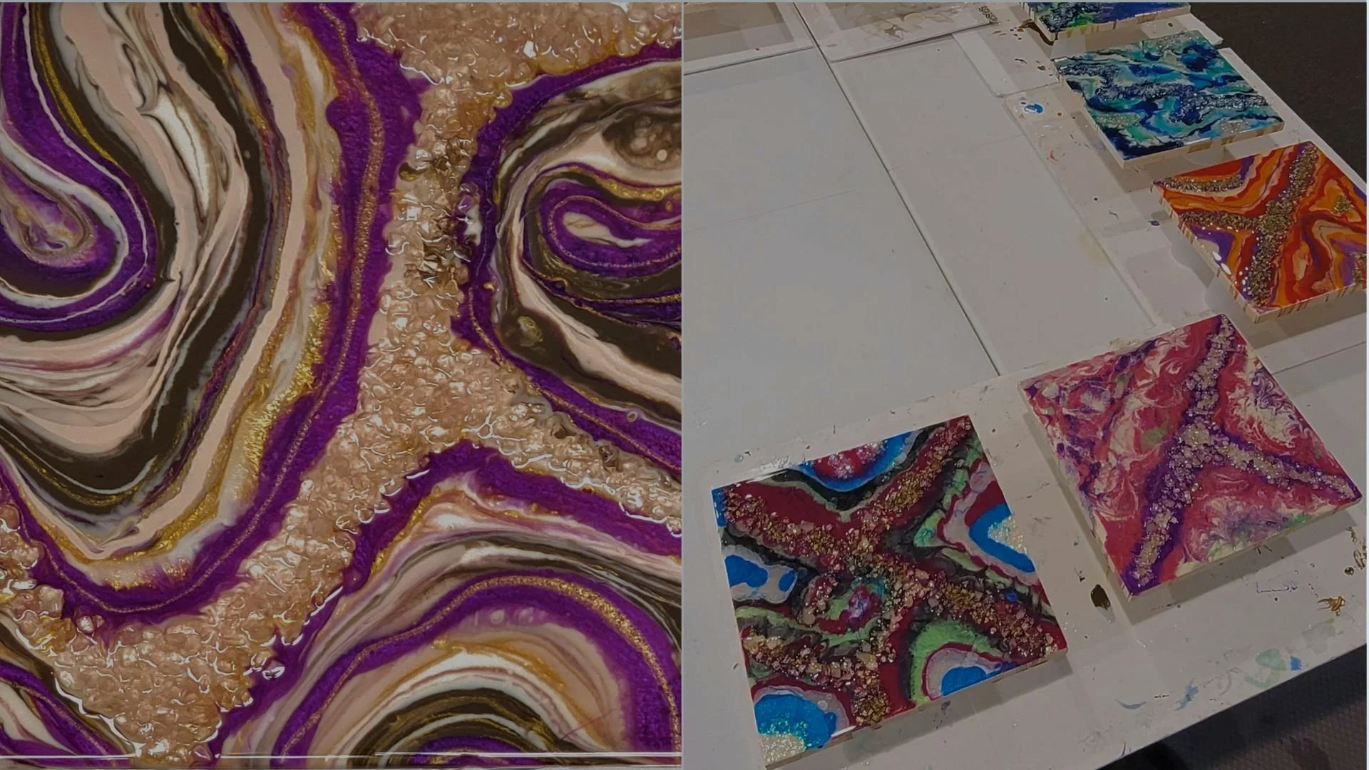 Resin Geode Wall Art Workshop