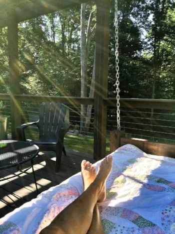 Mrs. Miner's enjoying the journey, and not just focused on the destination.