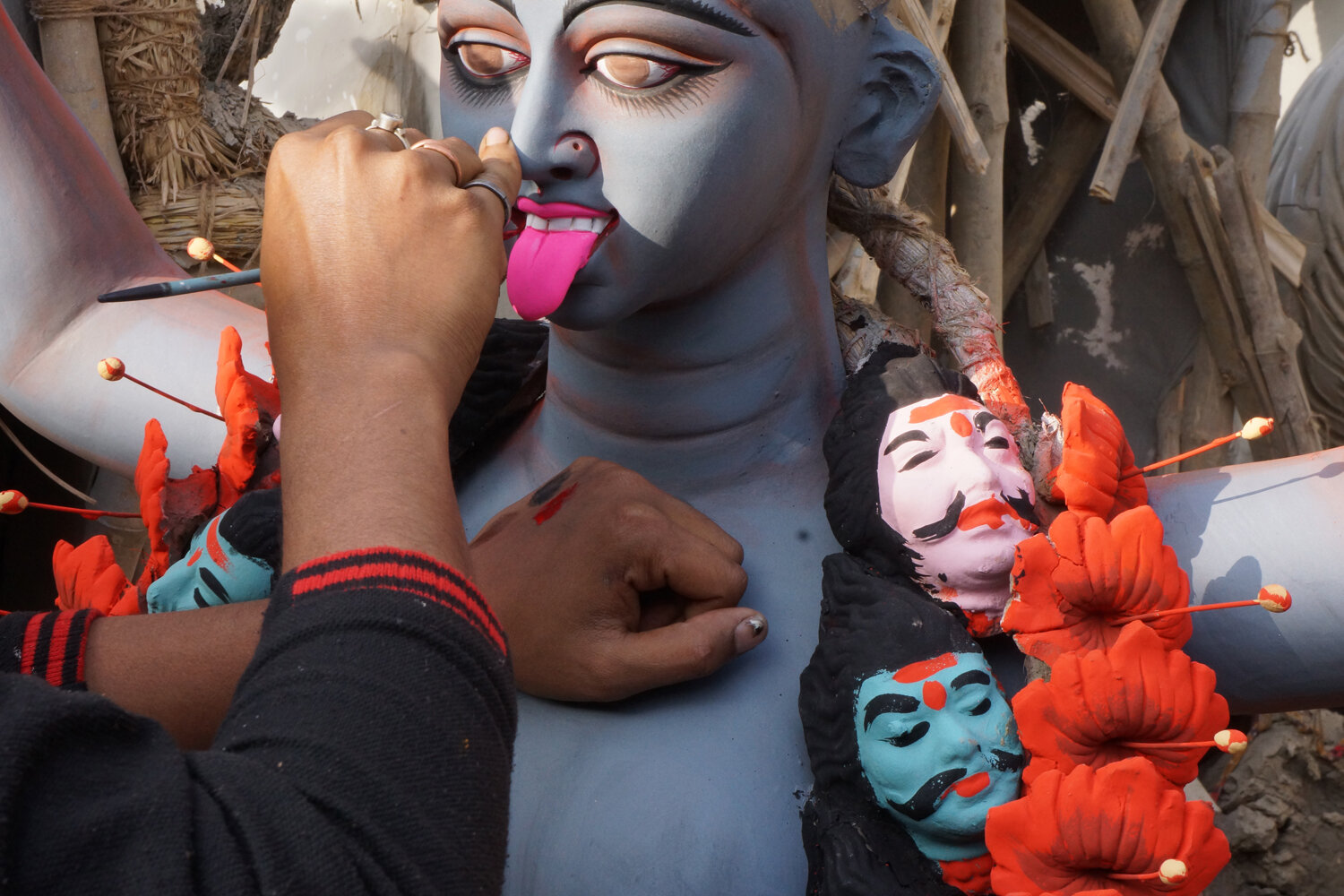 Making Kali, Kumar Tuli, Kolkata. 2014