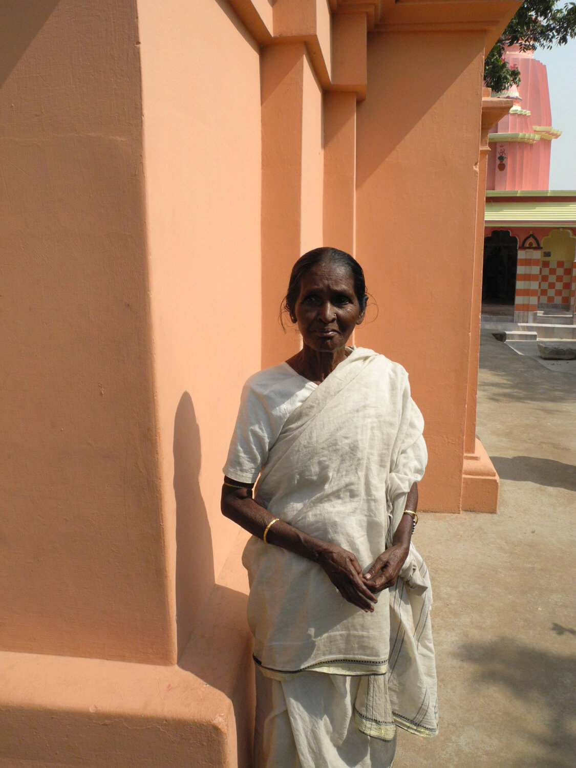 Devotee, Karnagargh Temple, Karnagargh.  2011