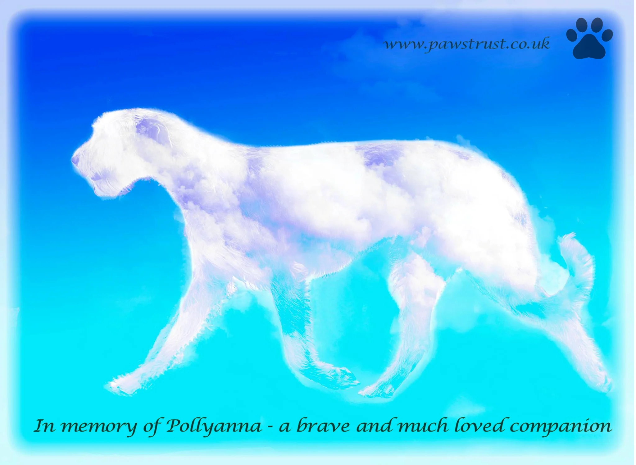  Labels with the above design will be attached to those items dedicated to Polly's memory