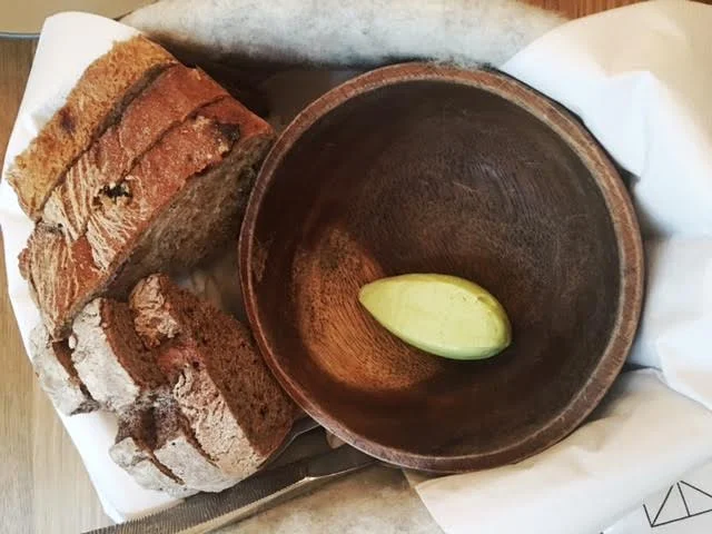 The bread board at Fabrik + minted butter