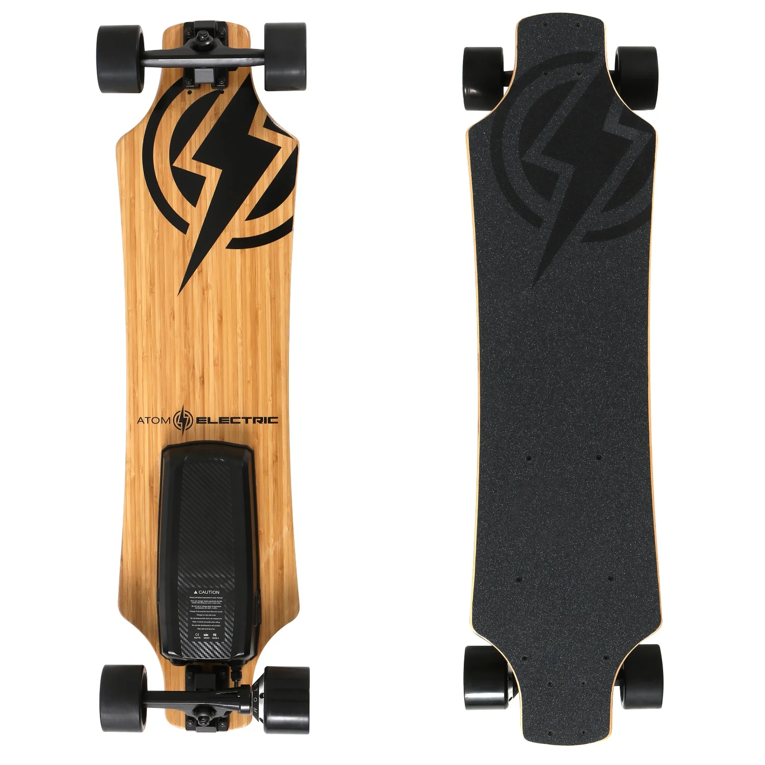 40403 - Atom Electric H10 Longboard Skateboard - 104Wh Lithium Battery - 700W Hub Motor