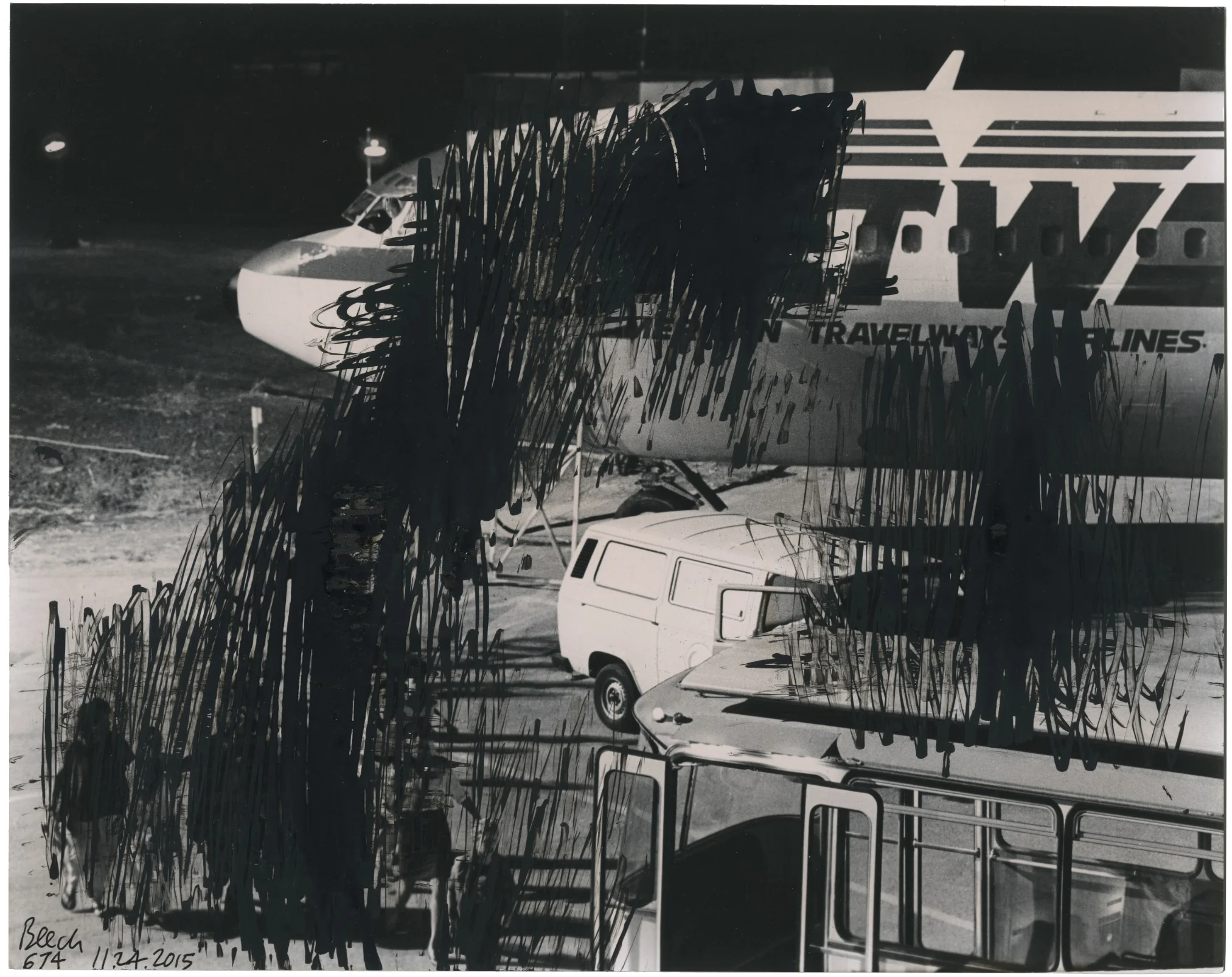  Found-Photo Drawing #674 2015 8 x 10 inches 