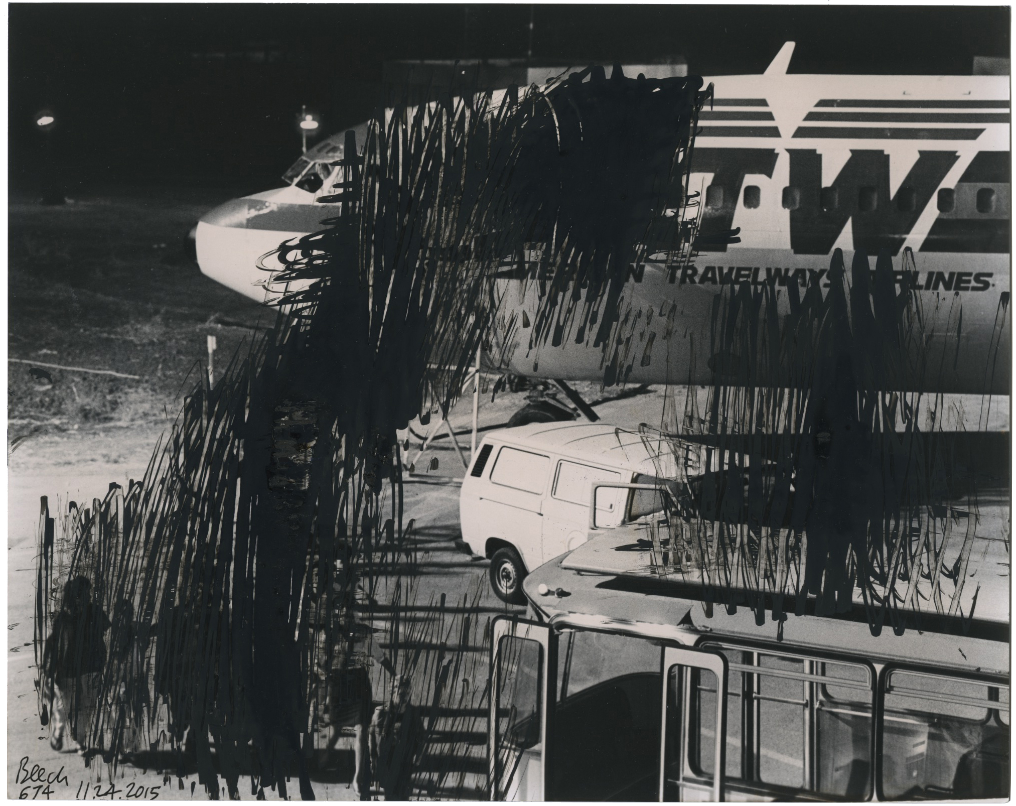 Found-Photo Drawing #674 2015 8 x 10 inches