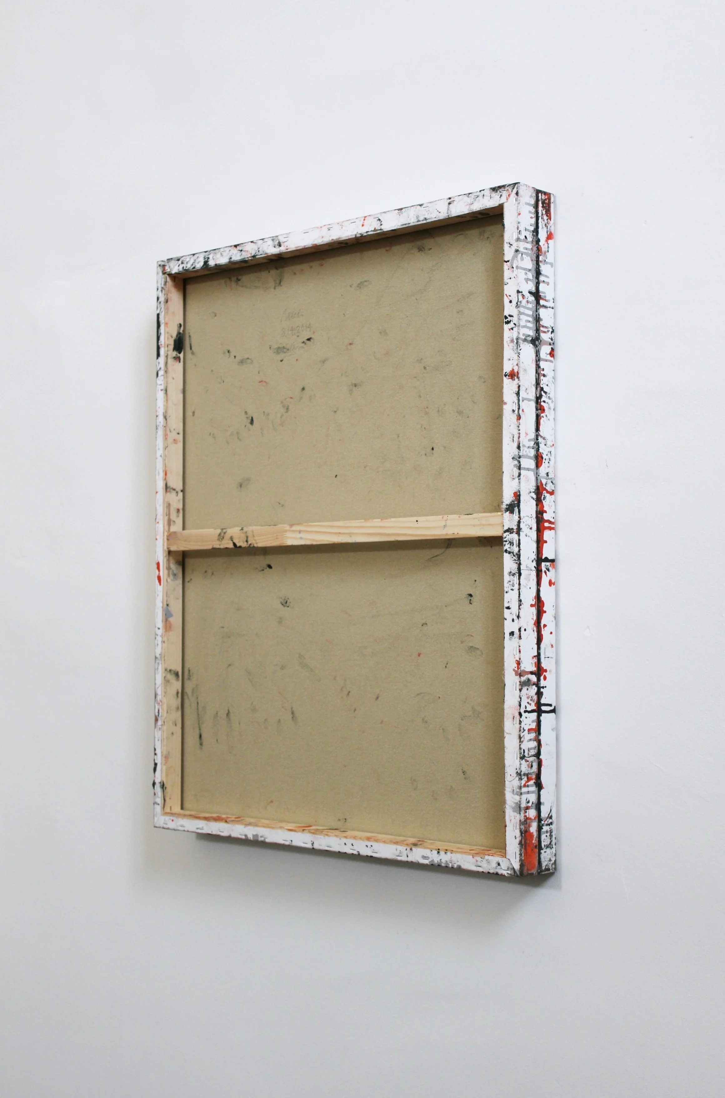 Intra #5 (Closed Painting) 2014 39.5 x 31.5 x 3.5 inches