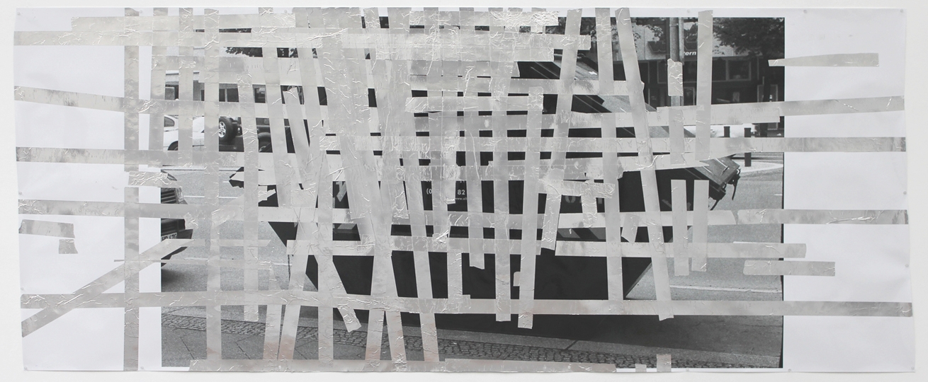  Tape Drawing (Berlin #1) 2010 50 x 126.5 inches 