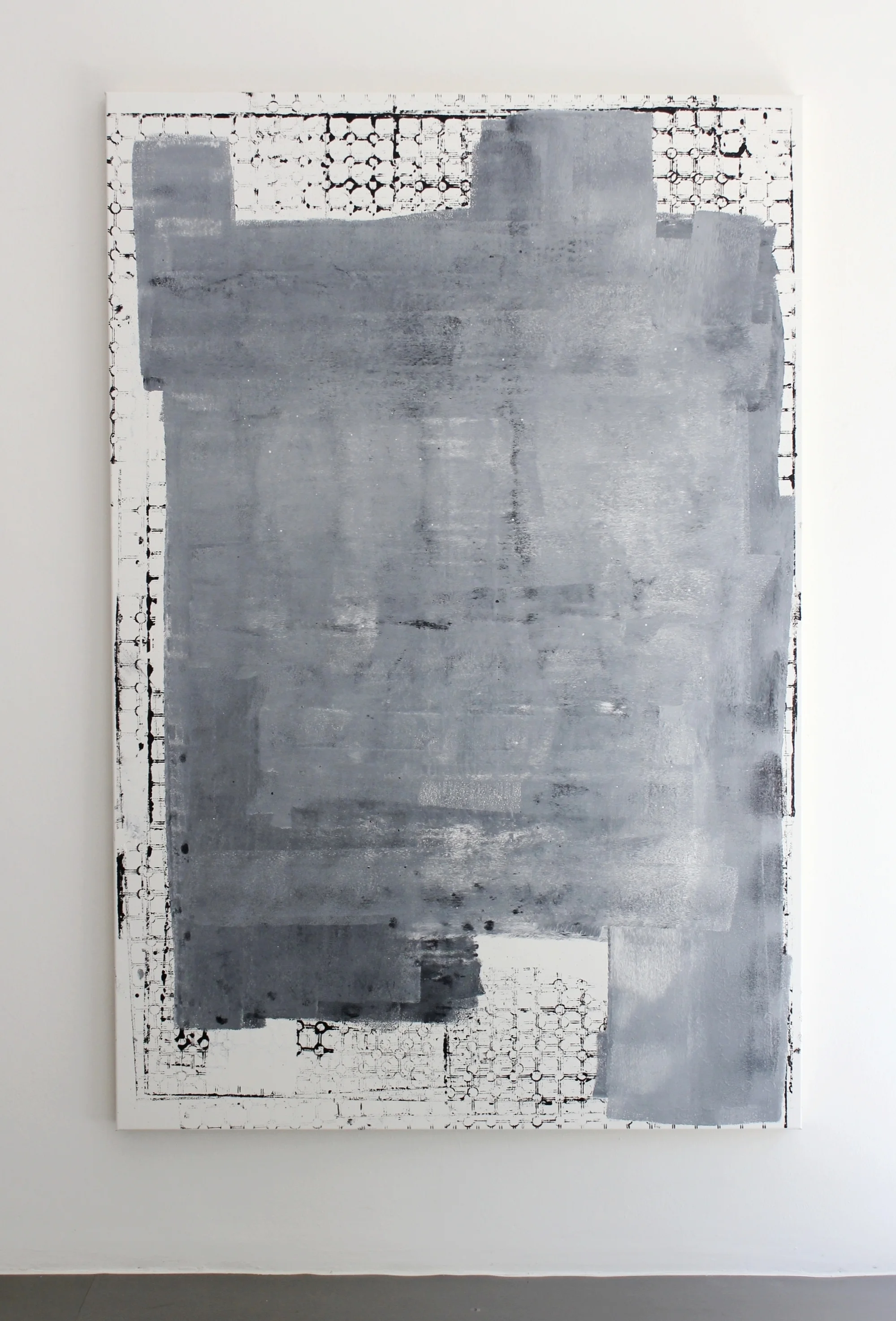 Template Painting #2 2016 70.75 x 47.25 x 1.75 inches