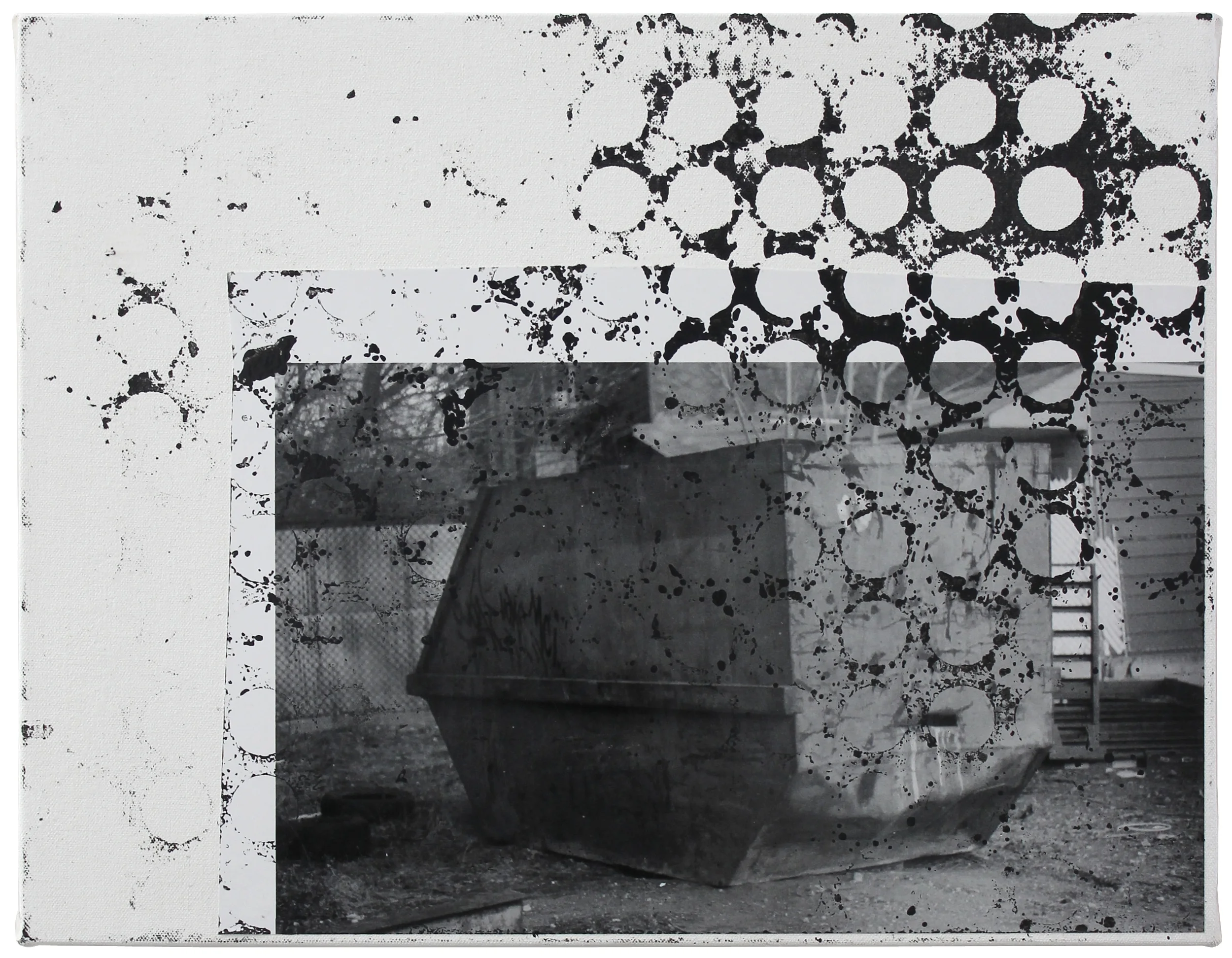 Photo-Painting #163 2016 14 x 18 x 1 inches