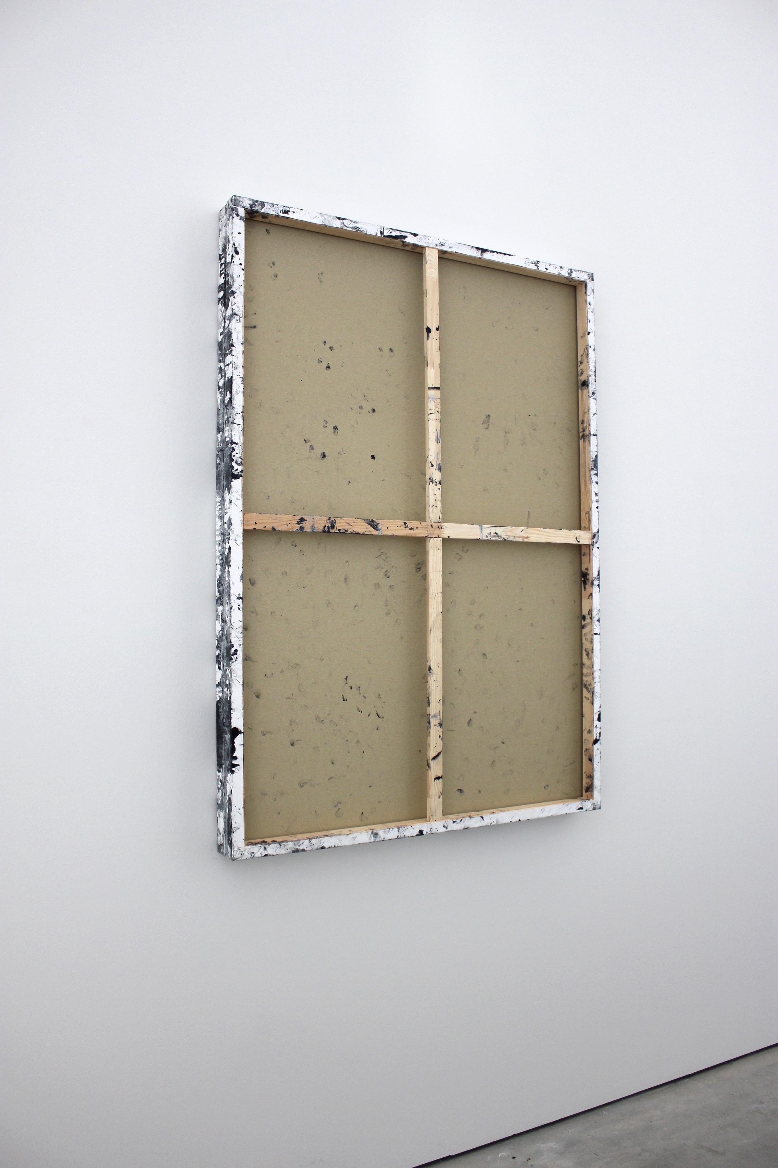  Intra #4 (Closed Painting) 2014 55 x 39.5 x 3.5 inches 