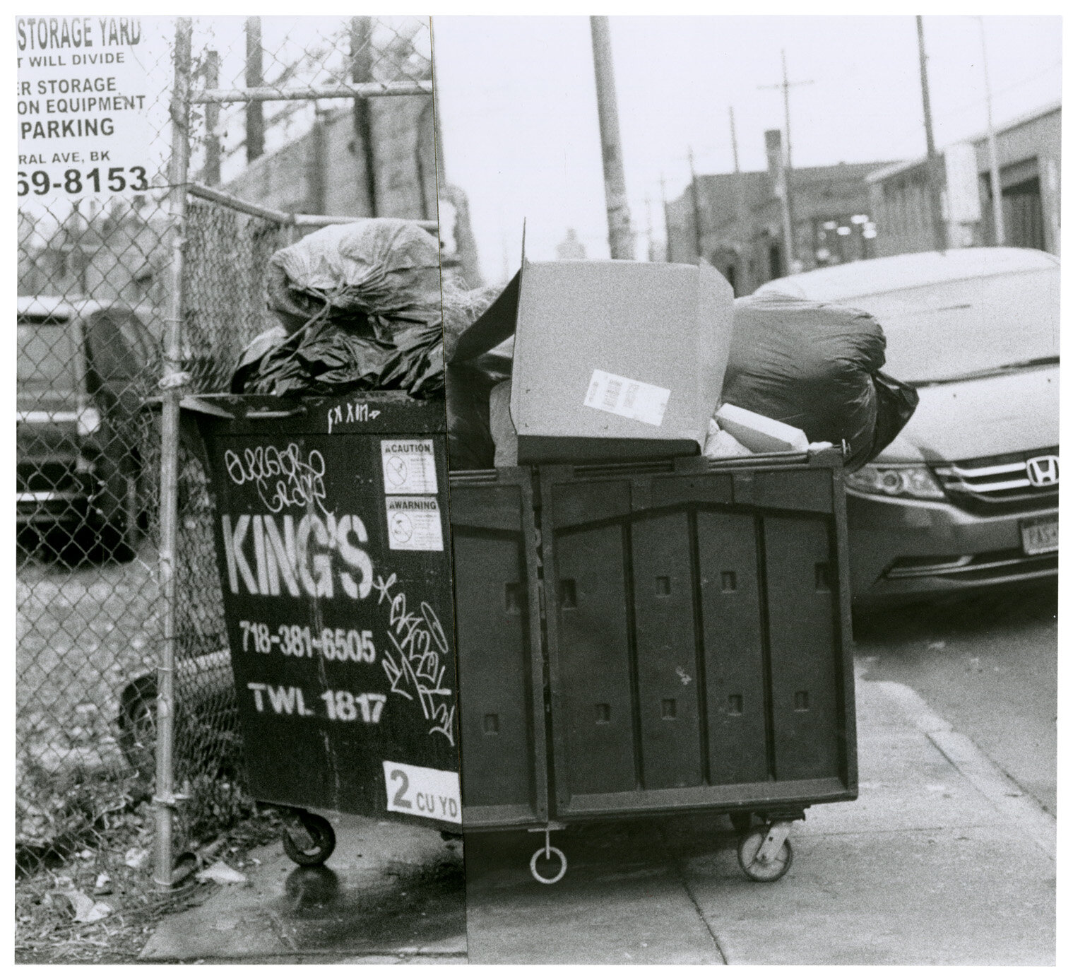  Hybrid Dumpster #131 Brooklyn, NY / Brooklyn, NY 2017 9 inches x 9.75 inches 