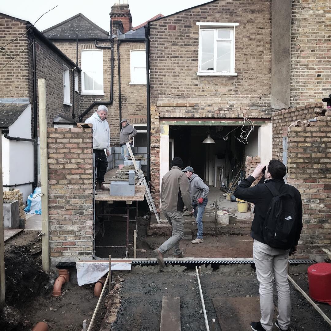 It&rsquo;s all happening on our own flat in Dulwich. Exciting times! #scarywhenitsyourown #architecture #building #onsite