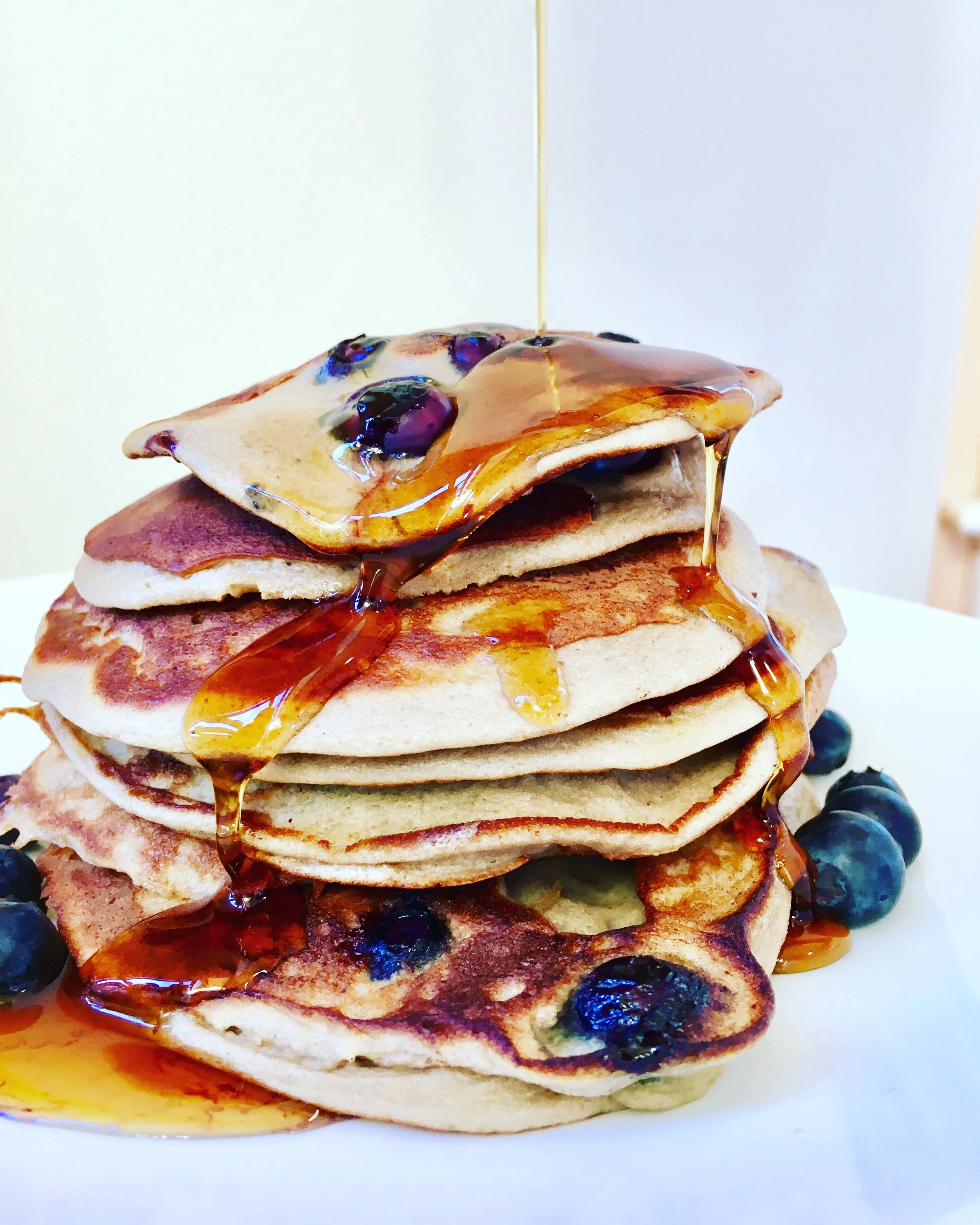 Paleo Blueberry Pancakes