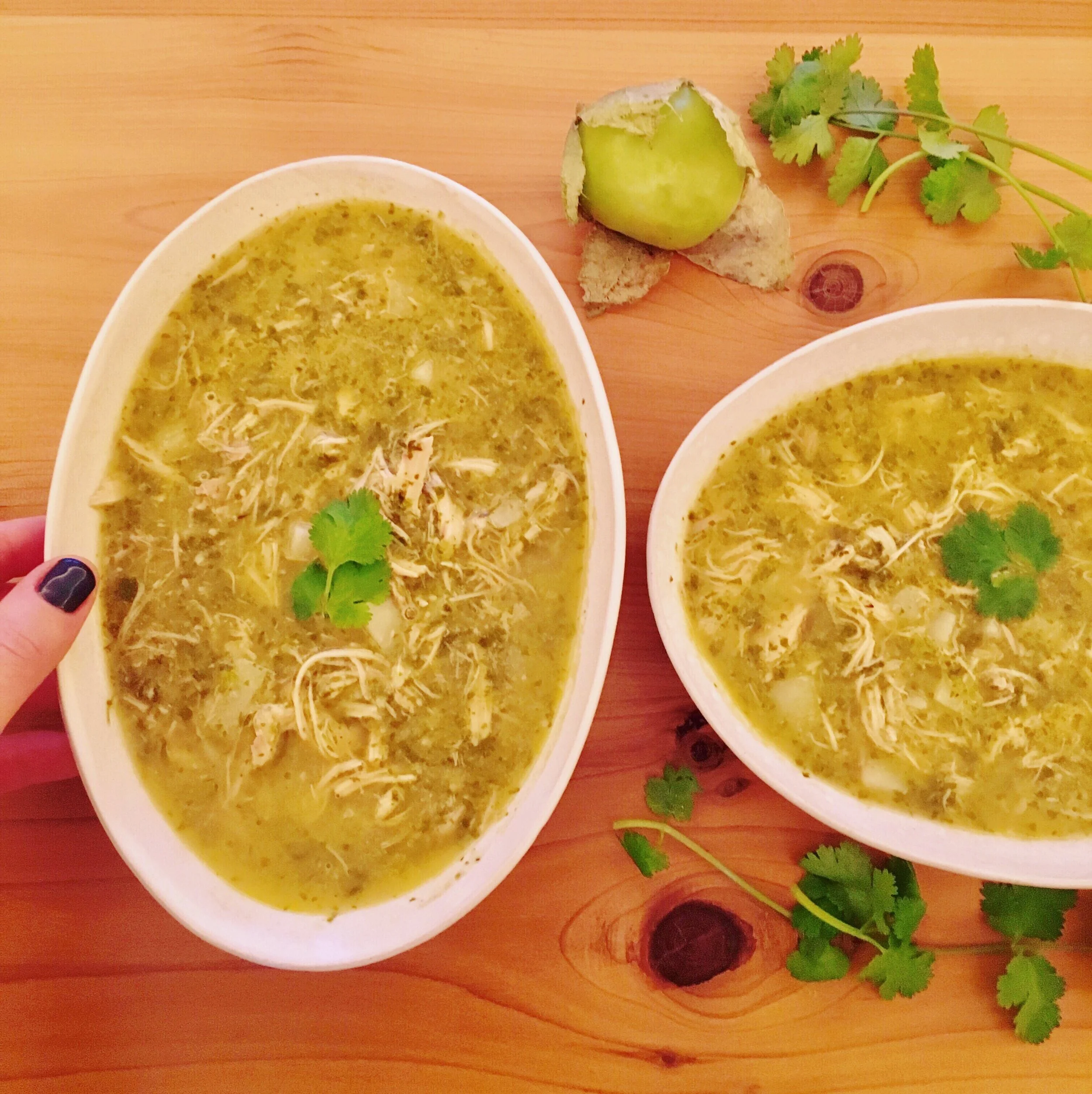 Paleo Chicken Posole Verde
