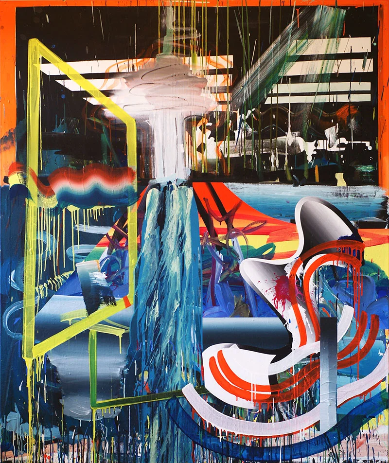 Gonna Head to The Galaxy 2010 Acrylic on canvas 190 x 169 cm Private collection Oslo