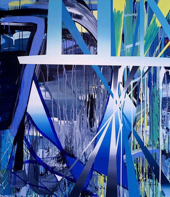 The Gate 2011 Acrylic on canvas 169 x 146 cm