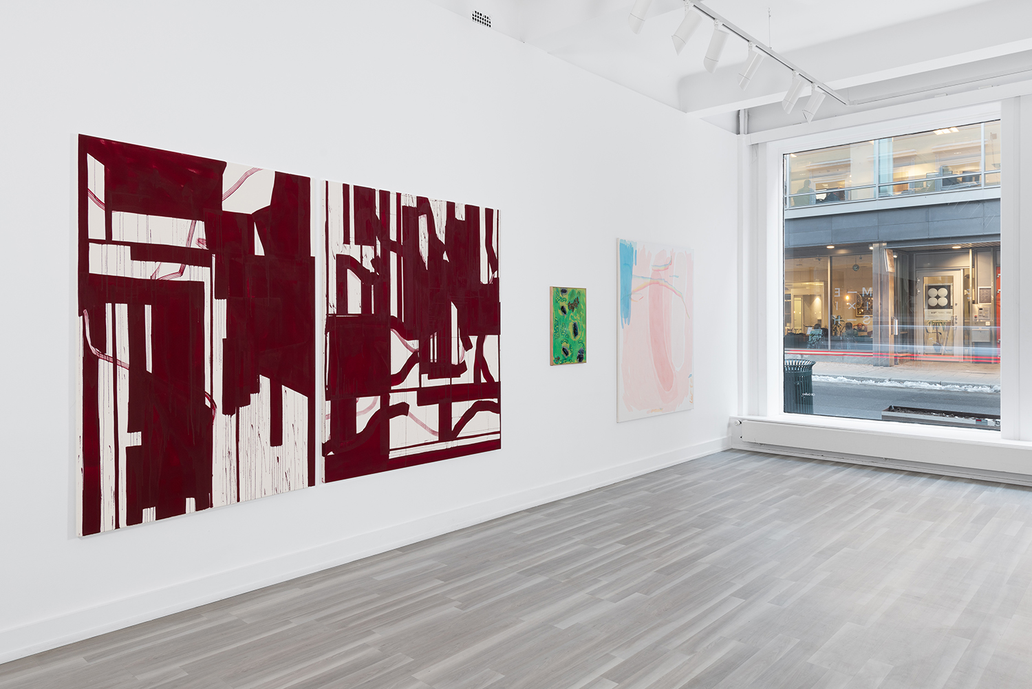 Group exhibition, QB Gallery & Blomqvist, 2019 (L: Mona Orstad Hansen, Mickael Marman og Liv Tandrevold Eriksen)