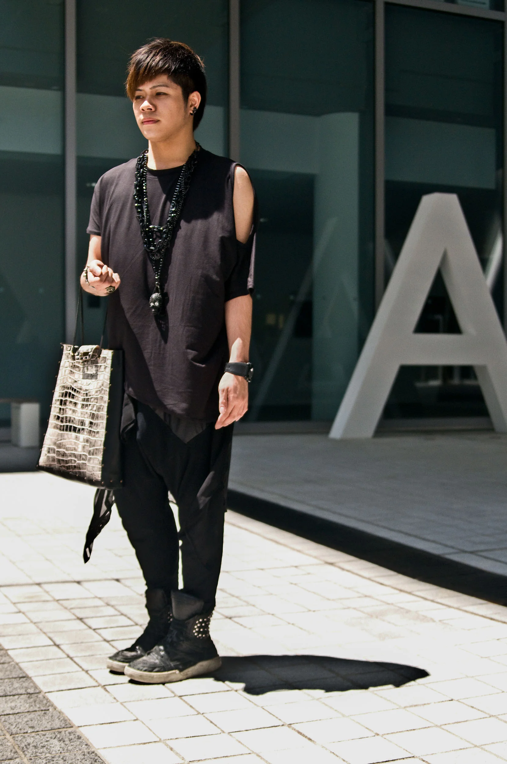Chris, Fashion Design & Branding "I like skulls and studs, and always wear black."