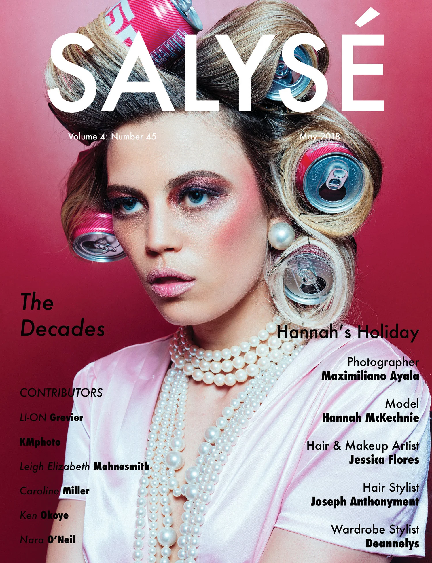 Cover of Salysé Magazine and published story
