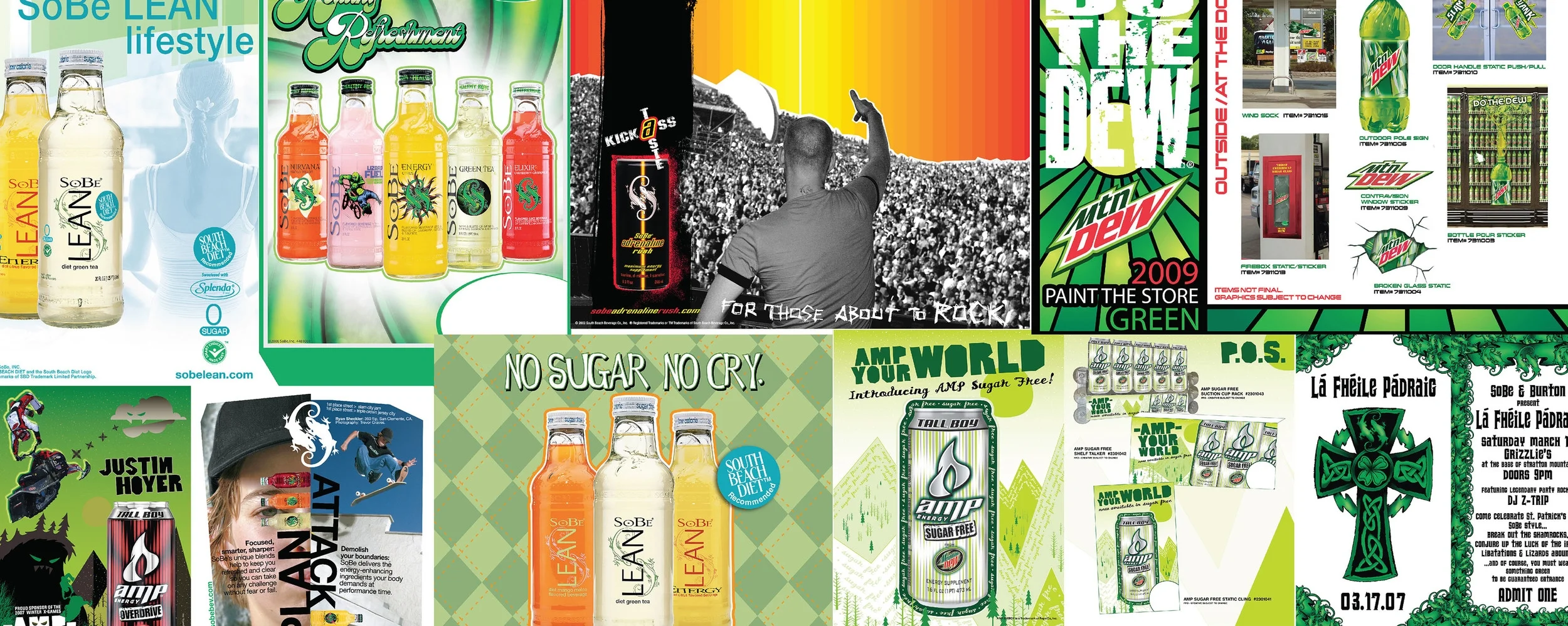 SoBe POS & Promotional Material