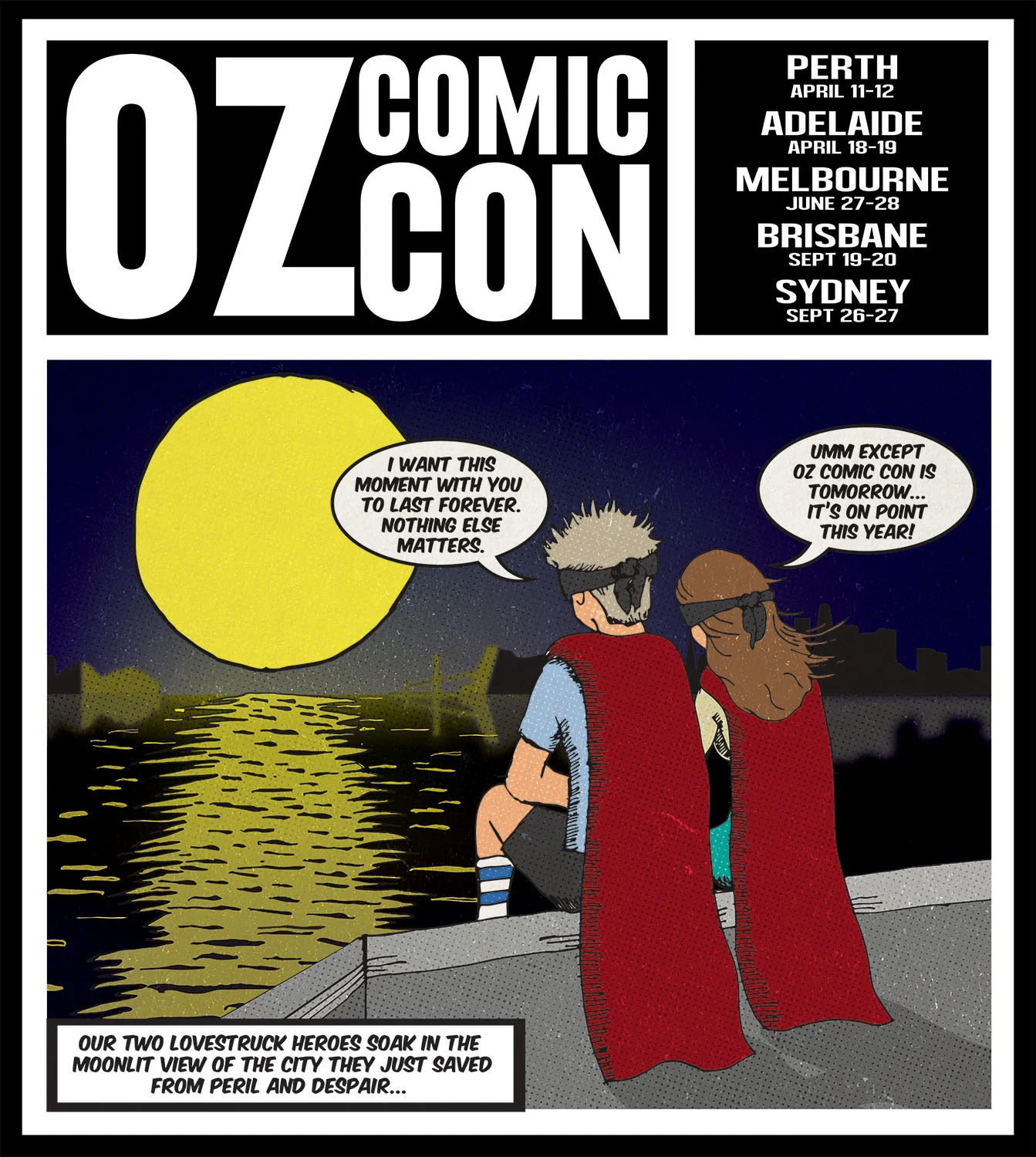 Oz Comic Con Poster
