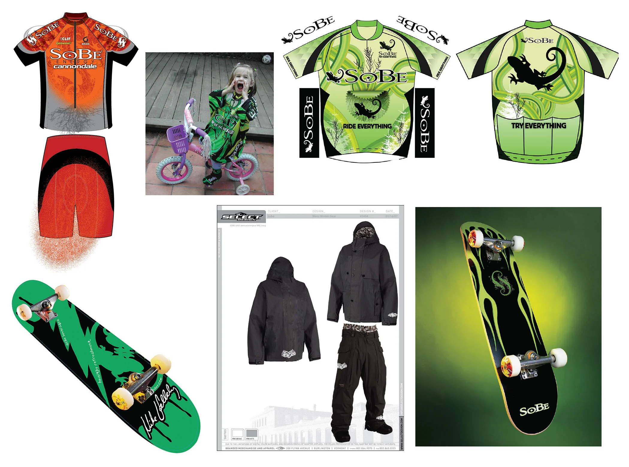 Action Sports Apparel Designs
